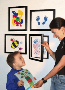The importance of displaying your child's artwork 