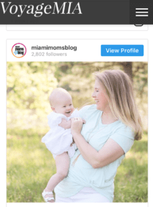 Miami Moms Blog VOYAGE MIA News Press Feature Influencer