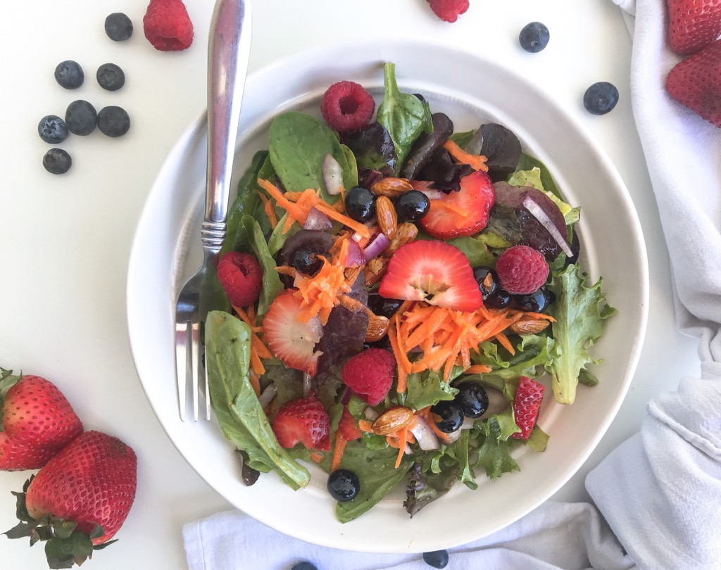 berry salad3 Springtime Berry Salad: An Easy & Delicious Meal Whitney Khan Contributor Miami Moms Blog