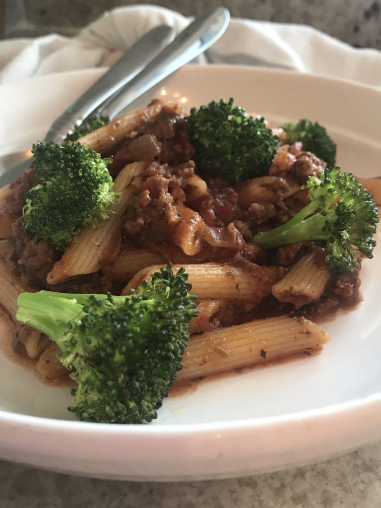 pasta and broccoli