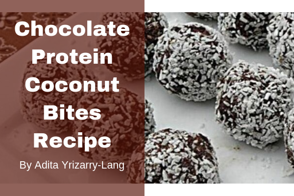 Chocolate Protein Coconut Bites Recipe Miami Moms Blog Contributor Adita Lang