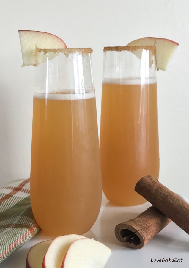 Image: Apple cider mimosas