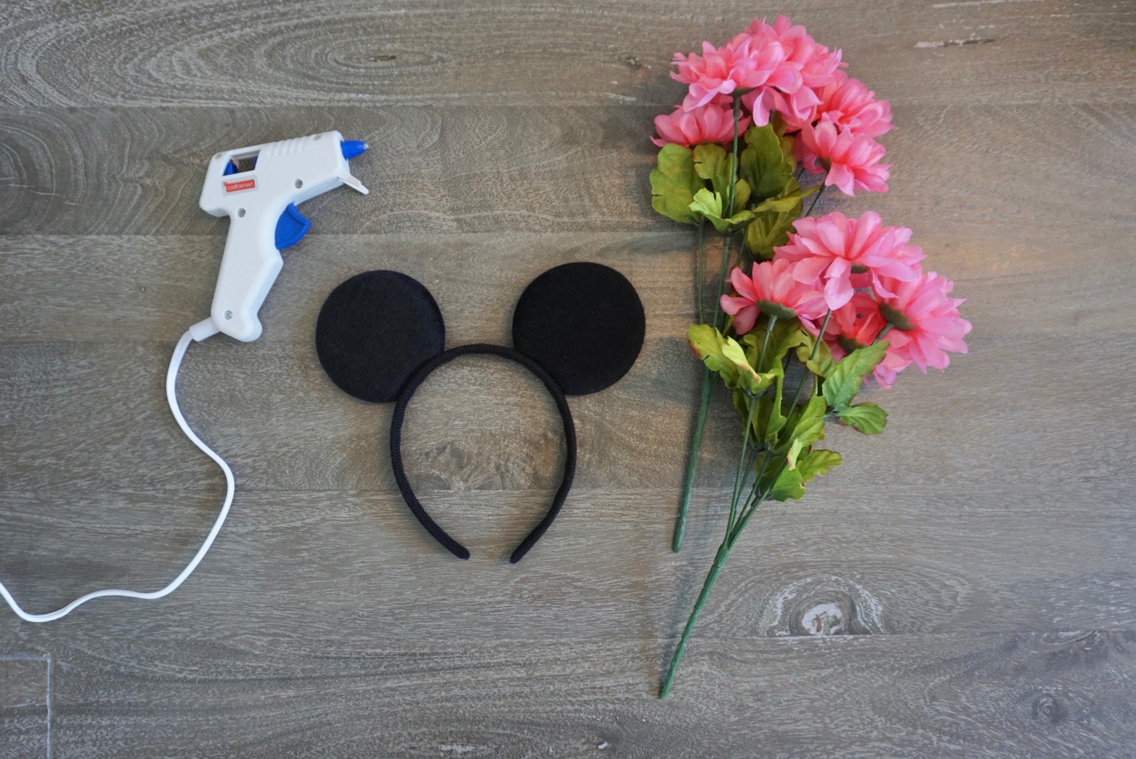 Floral Mickey Ears: How to Make Your Own for $5 Miami Moms Blog Becky Salgado Contributor