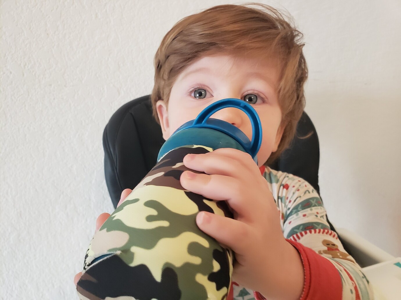 Sandra's son enjoying some breakfast (Easy Healthy Breakfast for Parents and Toddlers Sandra Jacquemin Contributor Miami Mom Collective)