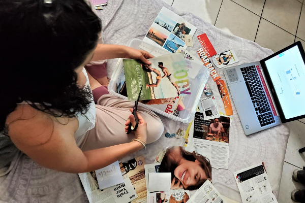 finding images that represent my goals Vision Board: A Simple Beginners Guide to Vision Boards and Goal Setting Minerva Roca Contributor Miami Mom Collective