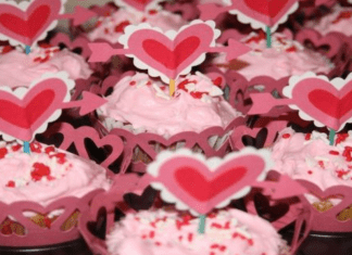Allergy-friendly dairy and egg-free strawberry cupcakes (Valentine's Dinner: An Allergy-Friendly Menu Gabriela Morales Contributor Miami Mom Collective)