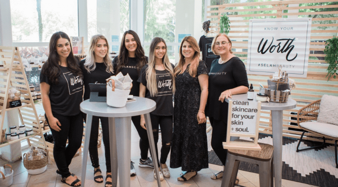 A group from Selah Skin Care at our Bloom event (Small Business: How to Help Mom and Pop Shops During Covid Minerva Roca Contributor Miami Mom Collective)