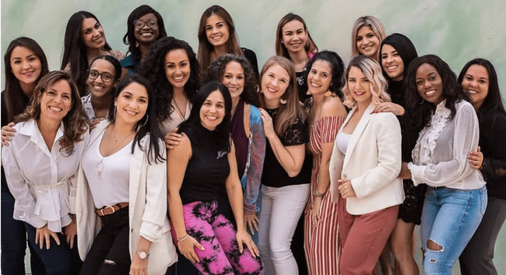 Members of the Miami Mom Collective Team (Galentine's Day: What It Is and How to Celebrate It Minnie Roca Contributor Miami Mom Collective)