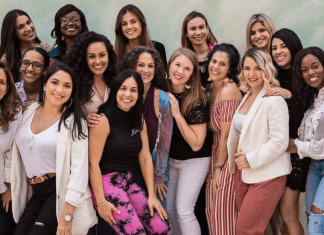 Members of the Miami Mom Collective Team (Galentine's Day: What It Is and How to Celebrate It Minnie Roca Contributor Miami Mom Collective)