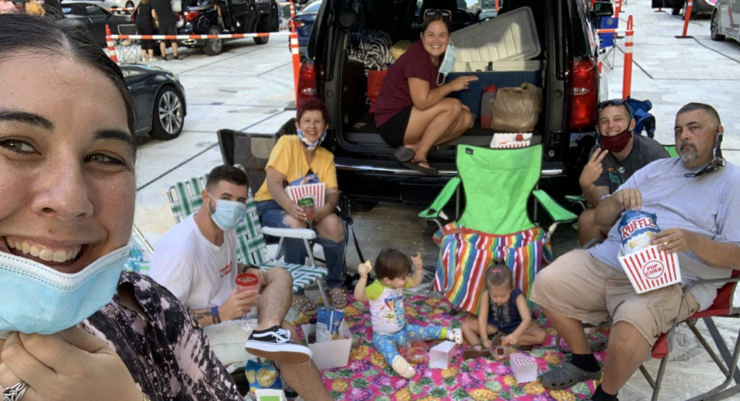 Image: Holly celebrating her birthday with her family (Living During a Pandemic: Am I a Better Mom as a Result? Holly Farver Contributor Miami Mom Collective)