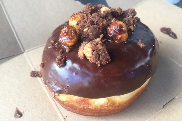 A chocolate and hazelnut donut from The Salty (Kristen Llorca Contributor Miami Mom Collective)