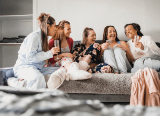 A group of mom friends hanging out (It Takes a Village: A Single Mom's Perspective of Making It All Happen Adita Lang Contributor Miami Mom Collective)
