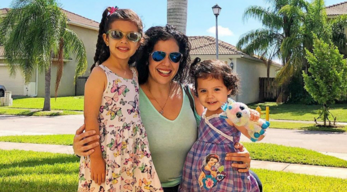 Zoe with her daughters (Moving to Miami: What I Wish I Knew Zoe Costa Contributor Miami Mom Collective)