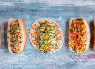 Vegan wraps and hot dogs (Raising Vegan Kids: Where and What to Eat on the Go Sandra Jacquemin Contributor Miami Mom Collective)