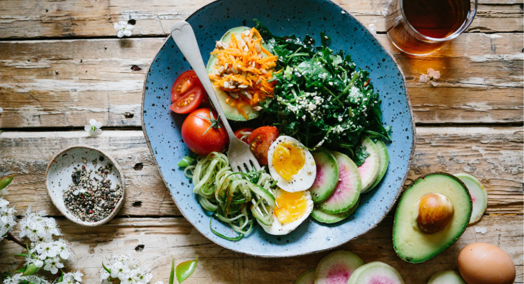 Image: A plate of whole, healthy foods (Eat Healthy: The Biggest Mistake Most People Make Dina Garcia Contributor Miami Mom Collective)