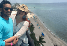 Image: Jessica and her husband enjoying a beach destination (Weekend Getaway: 12 Florida Destinations for Mom and Dad Jessica Alvarez-Ducos Contributor Miami Mom Collective)