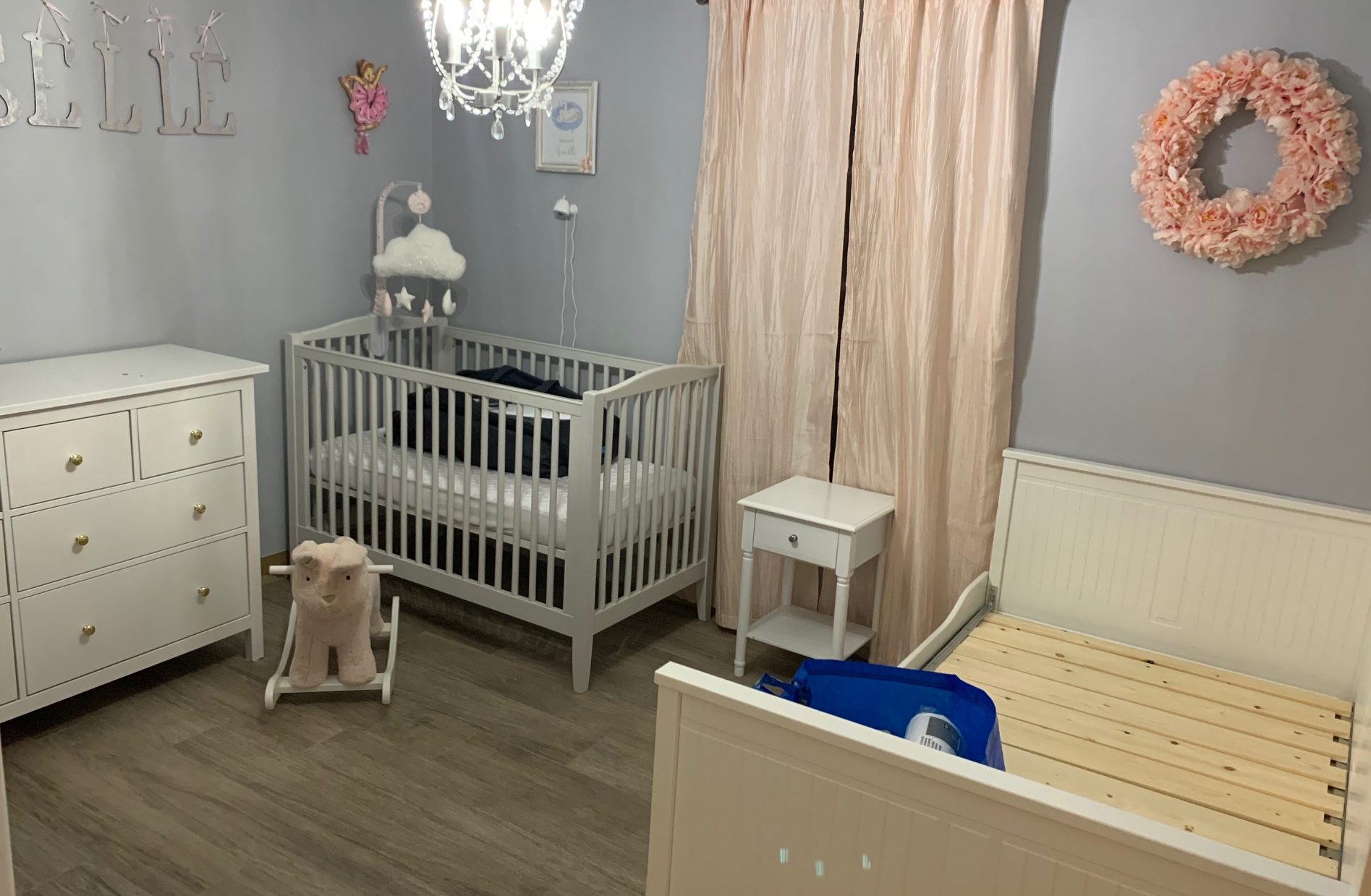 Image: A reconfigured nursery with a crib and a twin bed (A New Roommate and a New Bed (All at Once!): Our Experience Alexa Gonzalez Contributor Miami Mom Collective)