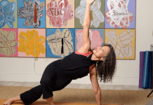 Image: Adita teaching a virtual exercise class (The Covid-19 Shield: 4 Immune System Boosting Tips for Success Adita Lang Contributor Miami Mom Collective)