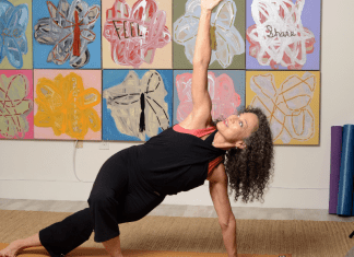 Image: Adita teaching a virtual exercise class (The Covid-19 Shield: 4 Immune System Boosting Tips for Success Adita Lang Contributor Miami Mom Collective)