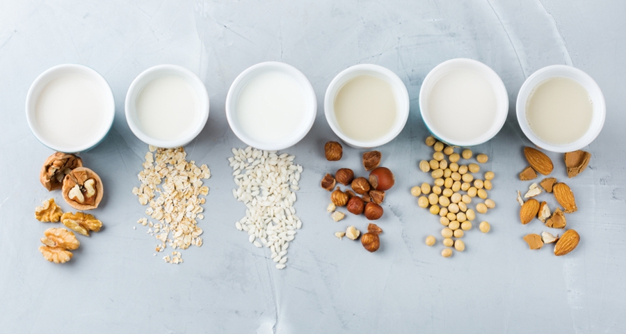 Image: Various kinds of nut milks (Going Vegan: It's Not As Difficult As You Think Sandra Jacquemin Contributor Miami Mom Collective)