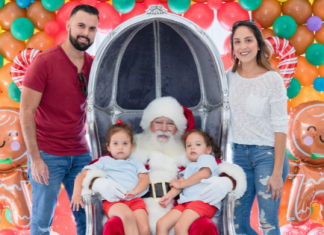 Miami Mom Collective Cookies With Santa Event at Tinez Farms