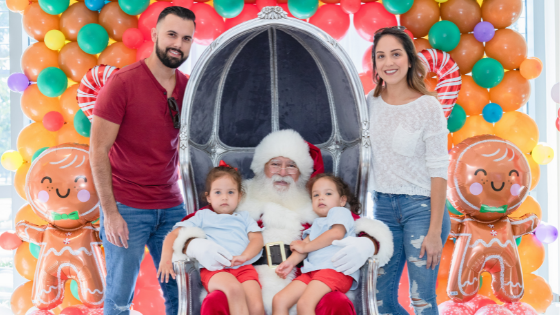Miami Mom Collective Cookies With Santa Event at Tinez Farms