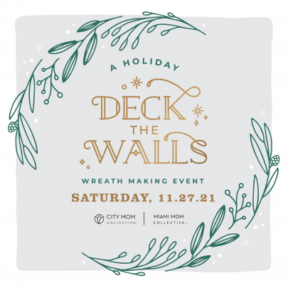 Deck the Walls: A Holiday Wreath Making Event at Dadeland Mall Miami Mom Collective