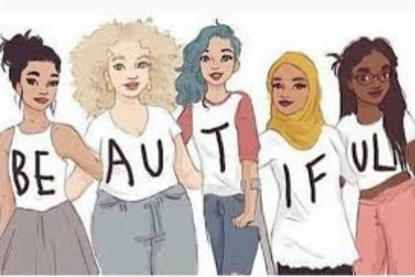 Image: A diverse group of women with shirts that read "Beautiful" (Alisa Britton Contributor Miami Mom Collective)