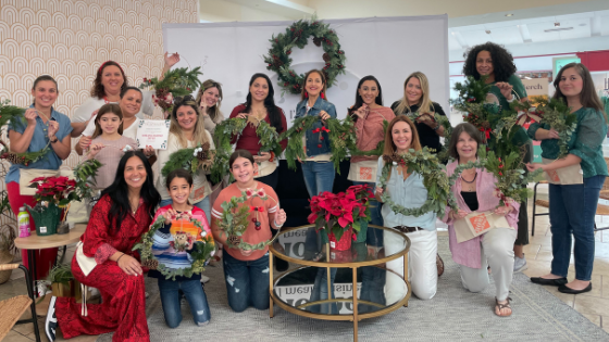 2nd Annual Deck the Walls Wreath Making Event Recap