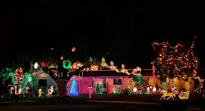 Image: A local home decorated and lit up for Christmas (Christmas Lights Displays: A List of the Must-See Places in Miami Vanessa Santamaria Contributor Miami Mom Collective)