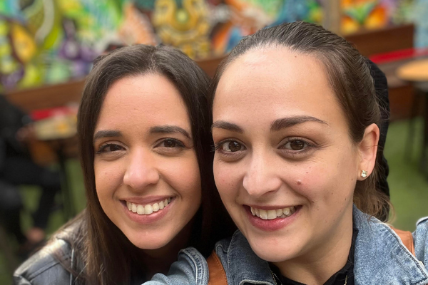 Image: Alisa and with one of her friends (Galentine's Day 2022: Celebrate Love All Month Alisa Britton Contributor Miami Mom Collective)