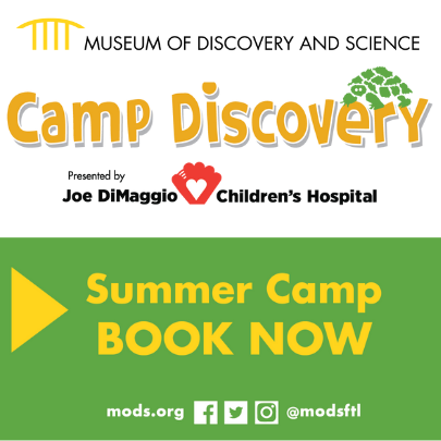 Museum of Discovery & Science Camp Discovery Logo