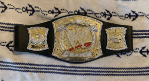 The championship belt for the winner