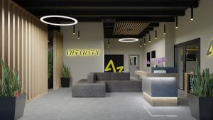 Inside the studio at INFINITY, beyond fitness