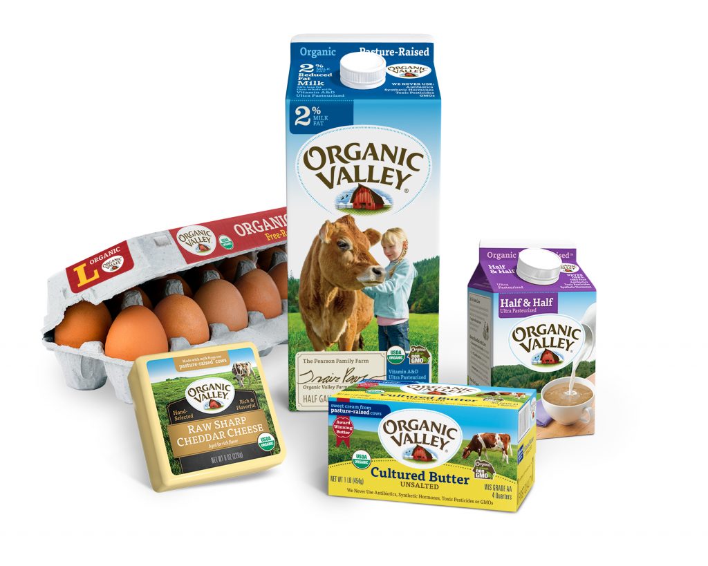 Eggs, cheese, butter, and other product offerings