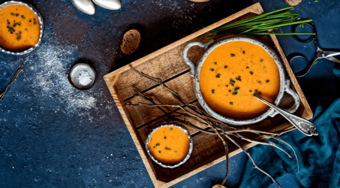 Pumpkin bisque soup