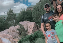 Rachelle and her family at Disney's Fort Wilderness Resort in Orlando, FL