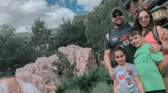 Rachelle and her family at Disney's Fort Wilderness Resort in Orlando, FL