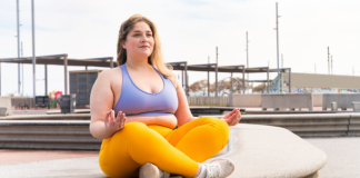 Image of woman practicing meditation