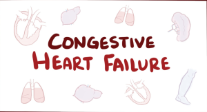 Image: A graphic that reads "Congestive Heart Failure"