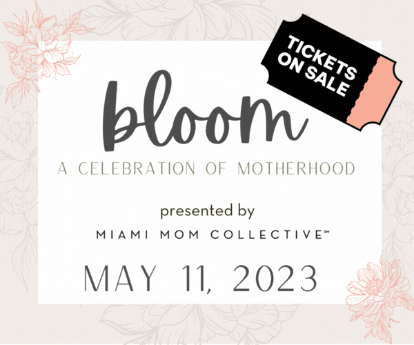 Image: Graphic for annual Miami Mom Collective Bloom event