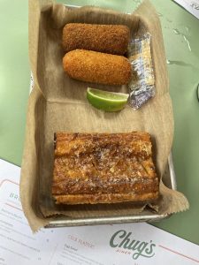 Image: Croquetas and a pastelito from Chug's Diner
