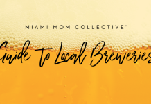 Image: A graphic for the Miami Mom Collective Guide to Loal Breweries