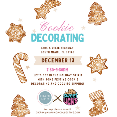 Image: Graphic for Cookie Decorating Moms Night Out