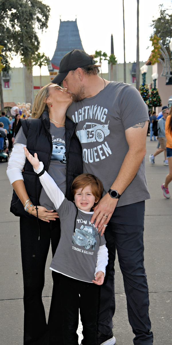 Image: Sandra and her family at Disney's Hollywood Studios