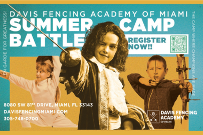 Image: Davis Fencing Academy camp infographic