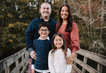 Image: Local Miami pediatric dentist Dr. Christopher Bob and his family