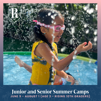 Image: A little girl enjoying summer camp at Riviera Schools